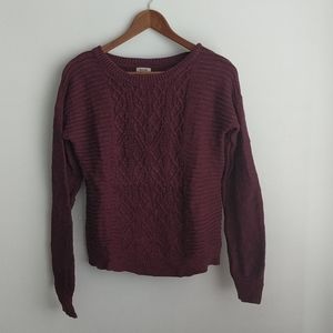 Maroon Mossimo supply co sweater
